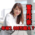 鷲見玲奈の推定年収はフリー転向後 驚異の7000万円超え?出演番組から 自宅がどこか考察❕