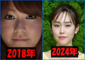 桐谷美玲の2018年と現在を比較