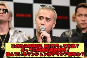 こめおの年収が2,008万円って本当?ギャラの内訳を徹底考察!住んでいるマンションはアクシア麻布か?