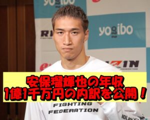 安保瑠輝也の年収