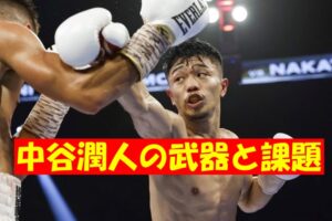 中谷潤人の武器と課題とは?